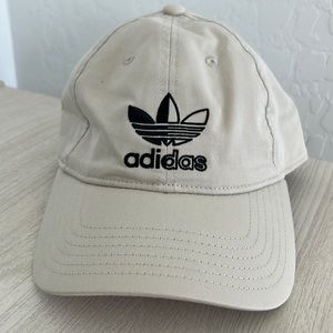 Adidas -  Men's Originals Relaxed Split Trefoil Strapback - Alumina One Size